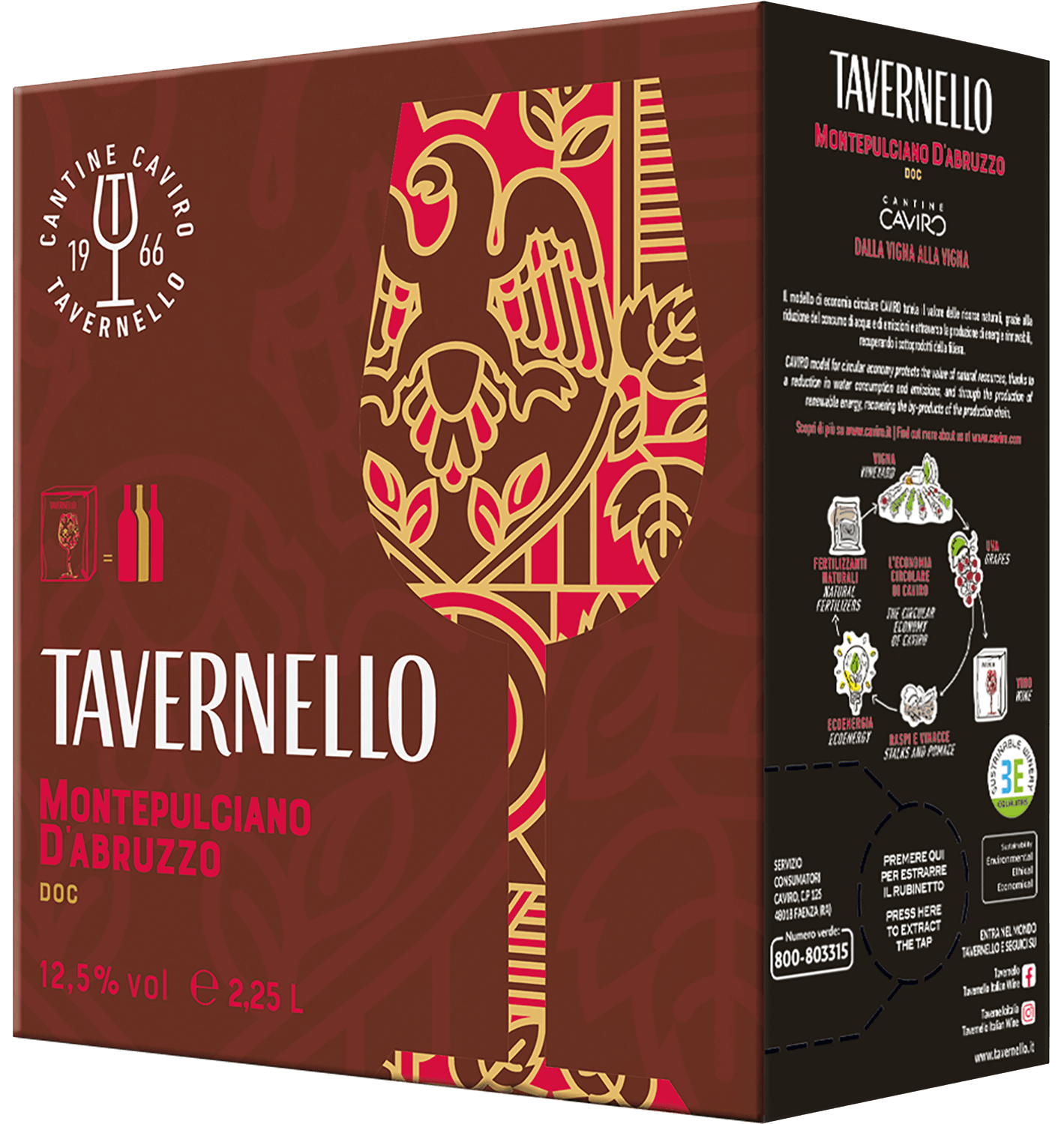 tavernello montepulciano d'abruzzo bag in box