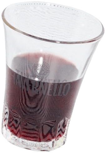 bicchiere di vino rosso tavernello